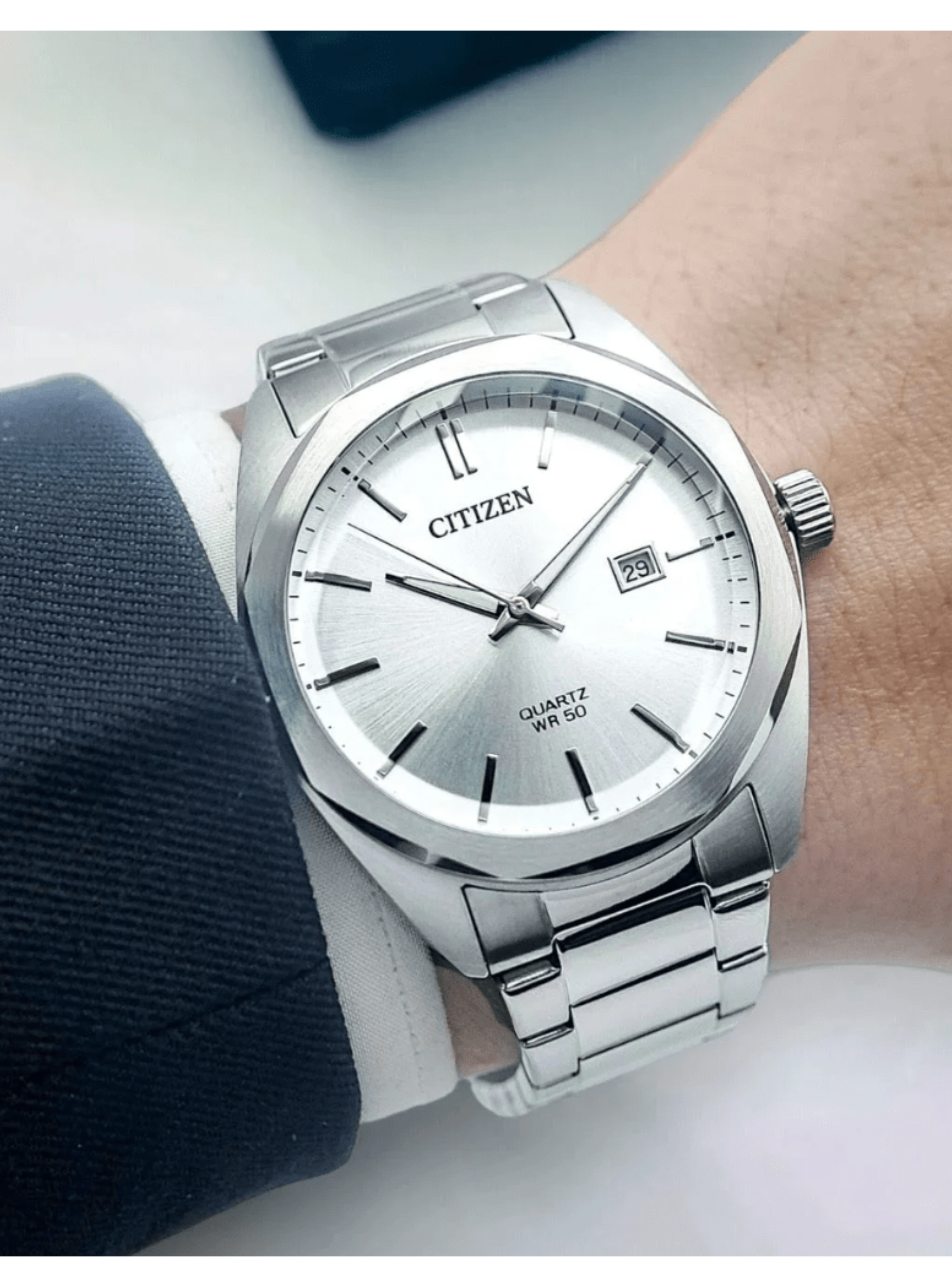 RELOJ CITIZEN BI5110-54A HOMBRE QUARTZ PLATEADO -1