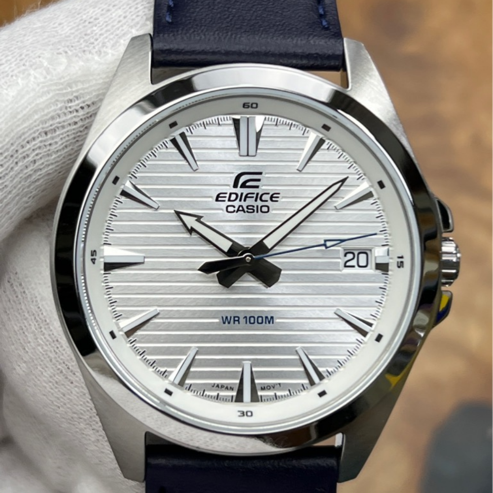  RELOJ CASIO EDIFICE EFV-140L-7AVUDF PLATEADO HOMBRE-2