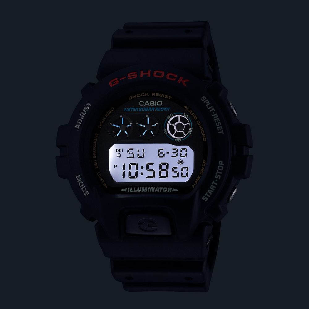 Reloj Casio G-Shock DW-6900U-1DR Digital Three-Eye Clásico Urbano Negro Hombre-4