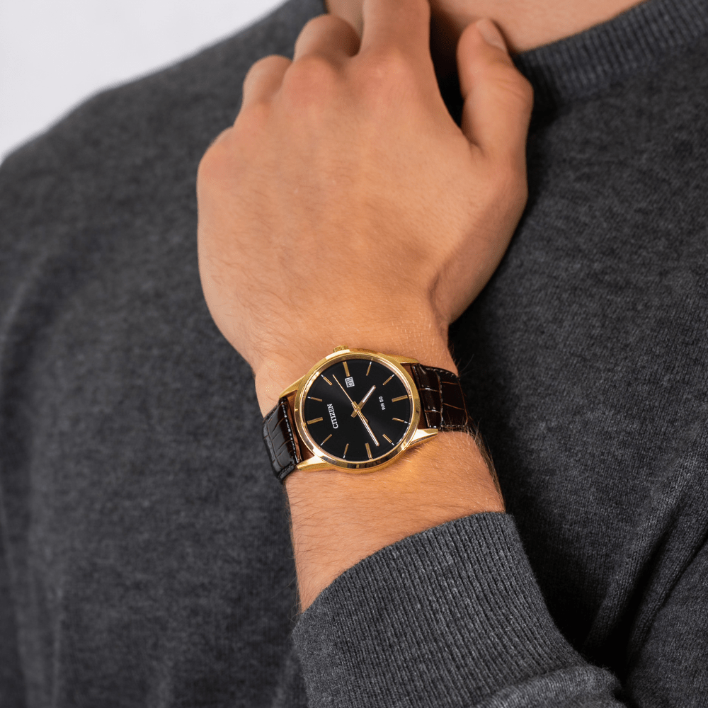 RELOJ CITIZEN BI5002-06E QUARTZ HOMBRE DORADO-1