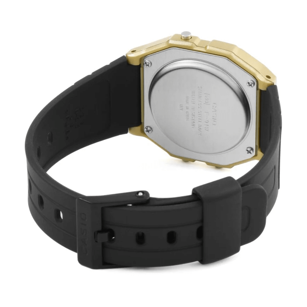 RELOJ CASIO F-91WM-9ADF DORADO UNISEX-4