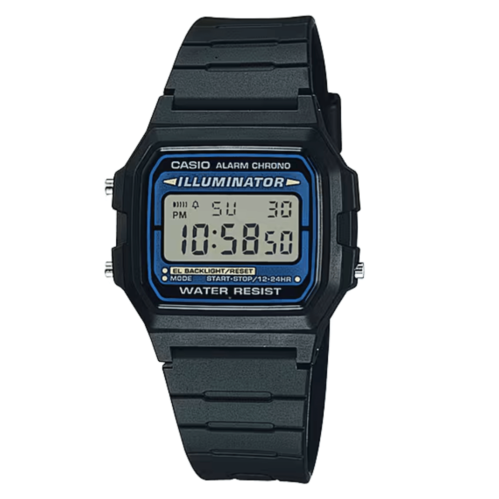 RELOJ CASIO F-201WA-1ADF VINTAGE NEGRO HOMBRE-0
