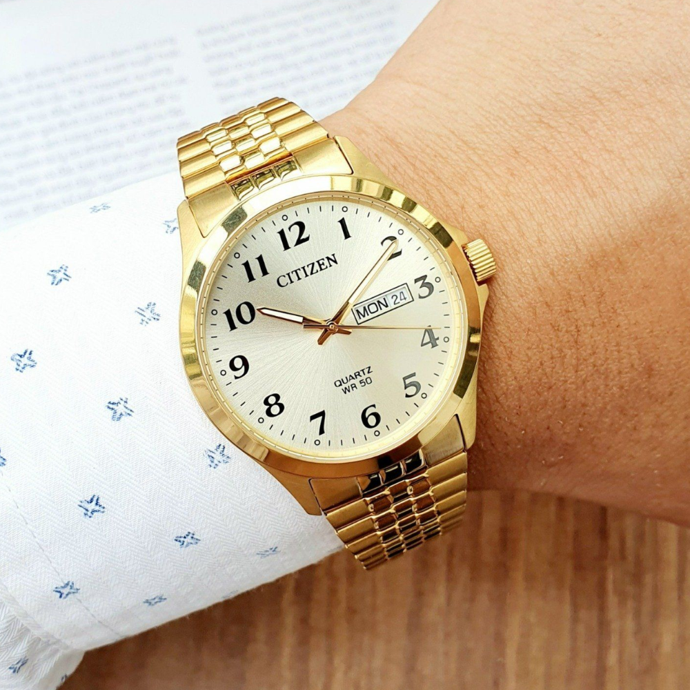 RELOJ CITIZEN BF5002-99P QUARTZ DORADO-1