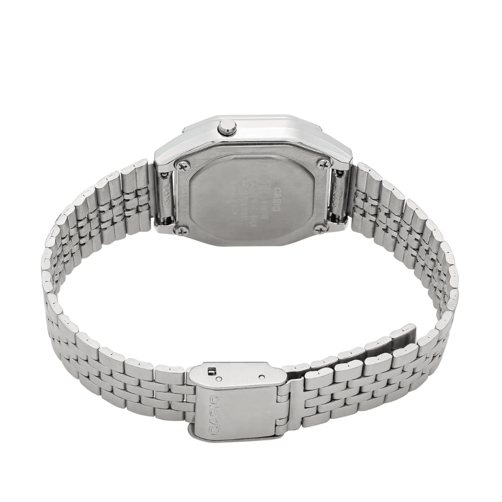 RELOJ CASIO LA680WA-7DF PLATEADO MUJER-3