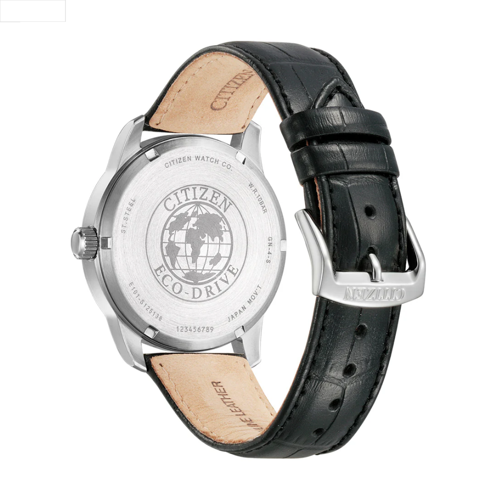 RELOJ CITIZEN BM8550-14A HOMBRE ECO-DRIVE PLATEADO DIAL BLANCO-5