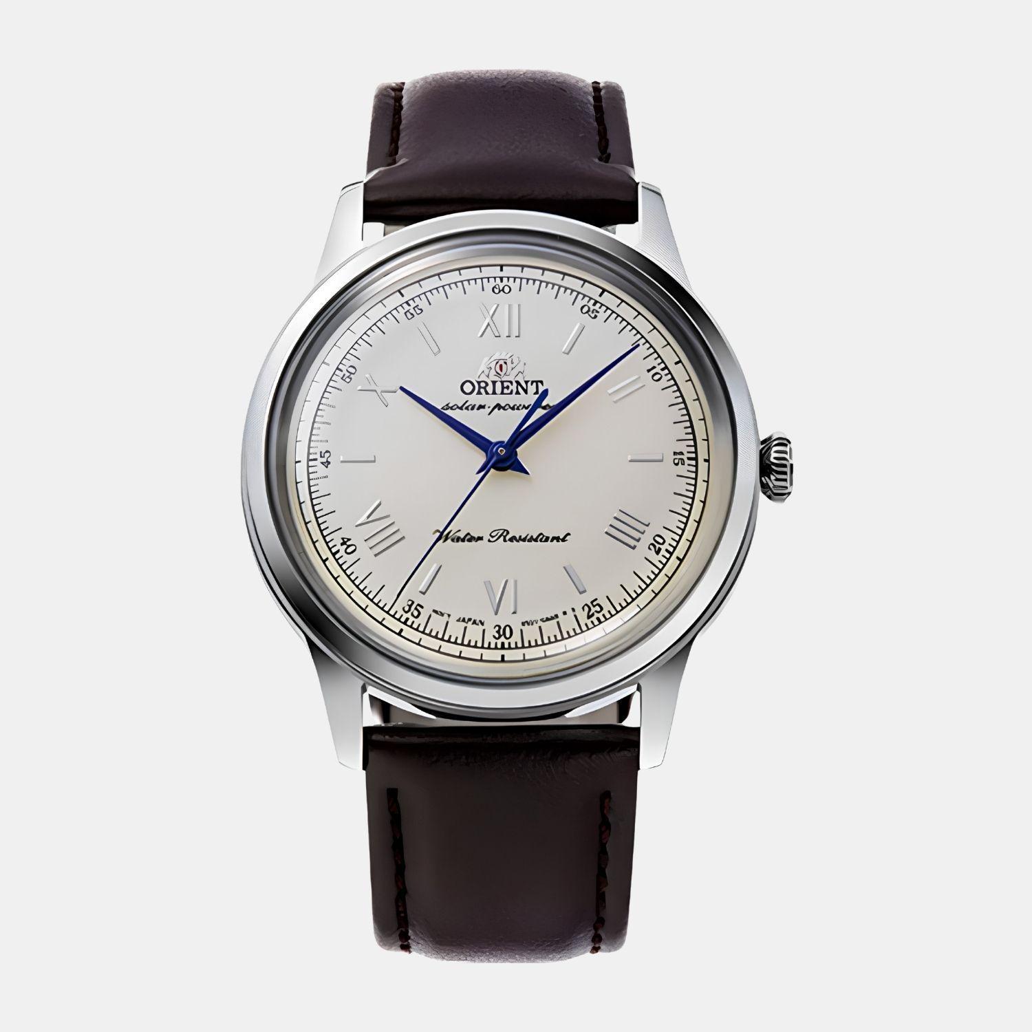 Reloj Orient Bambino RA-WK0003G10B Solar Quartz Clásico Plateado Hombre-0