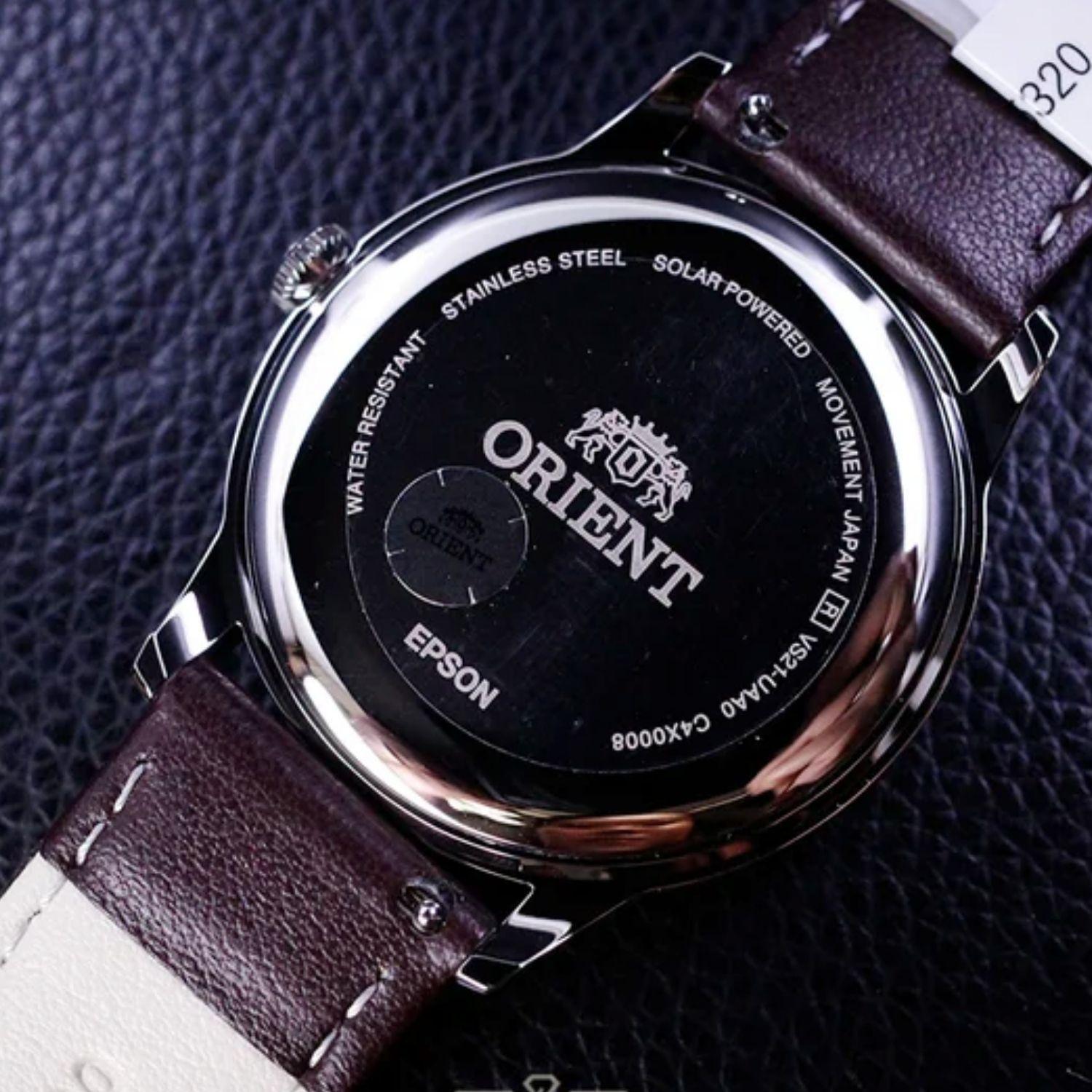 Reloj Orient Bambino RA-WK0003G10B Solar Quartz Clásico Plateado Hombre-7