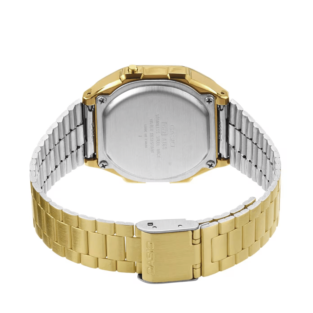 RELOJ CASIO A168WG-9WDF UNISEX VINTAGE DORADO-3