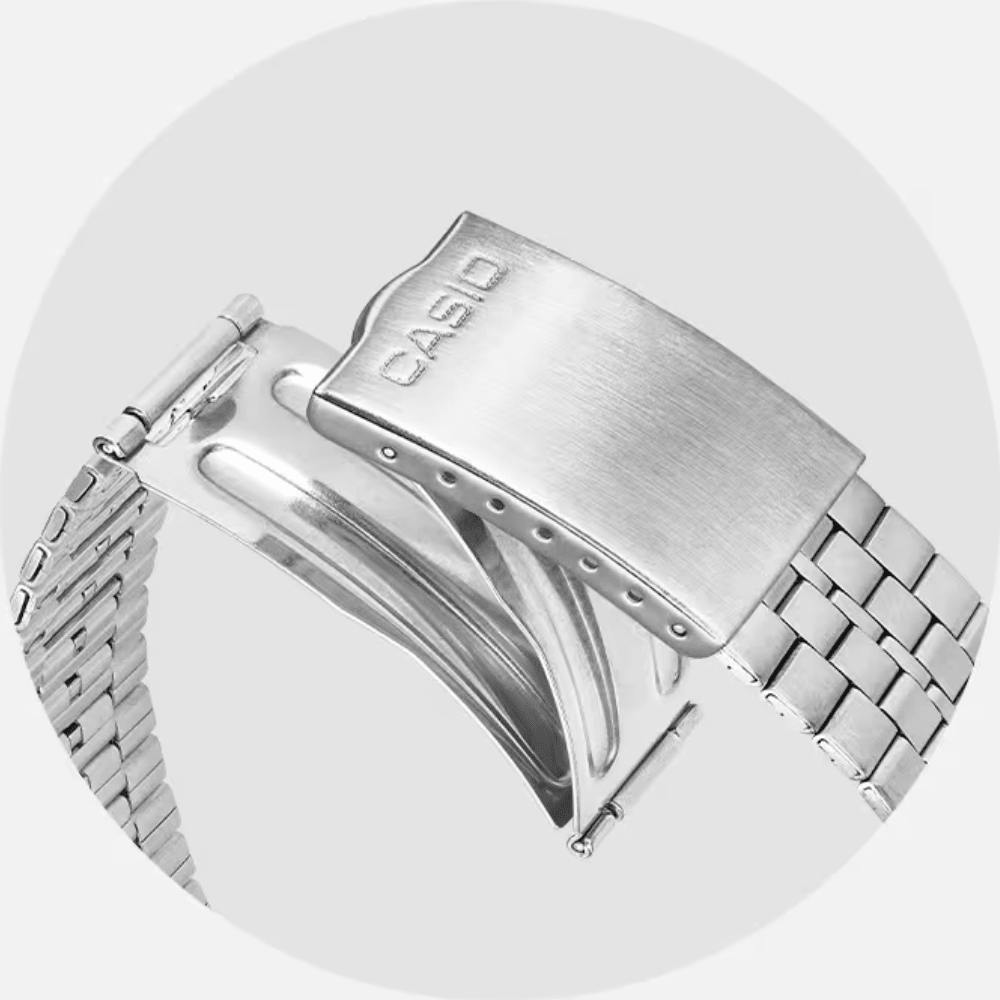 RELOJ CASIO A159W-N1DF VINTAGE PLATEADO UNISEX-2