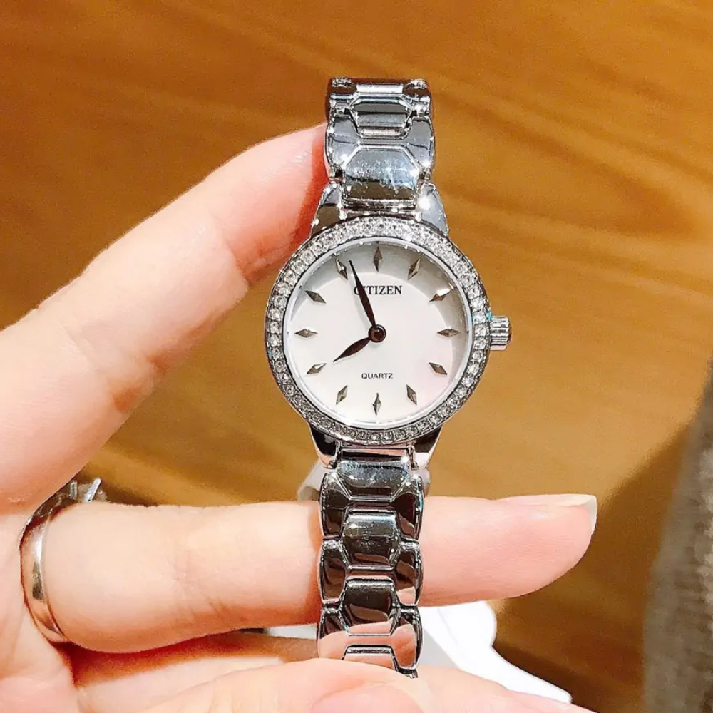 RELOJ CITIZEN EZ7010-56D MUJER QUARTZ PLATEADO-2