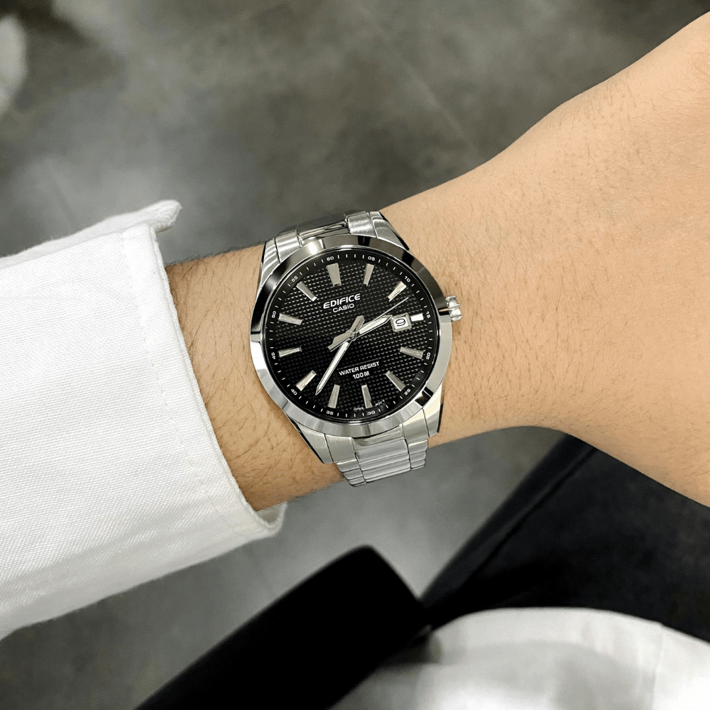 Reloj Casio Edifice EFV-160D-1AVDF Acero Análogo Plateado Hombre-1