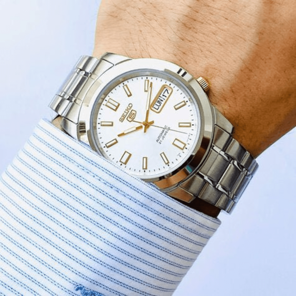 RELOJ SEIKO SNKK09K1 AUTOMÁTICO HOMBRE PLATEADO-2