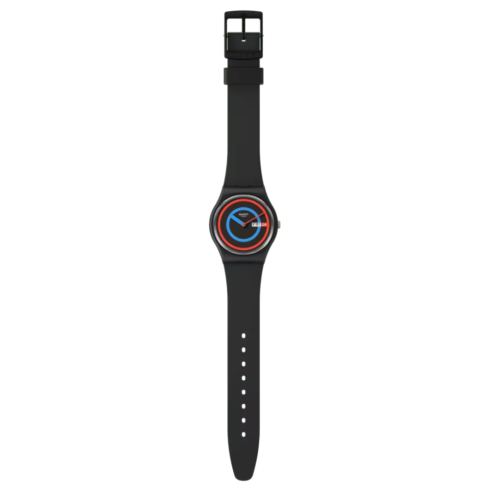 RELOJ SWATCH SO28B706 CIRCLING BLACK UNISEX NEGRO -3