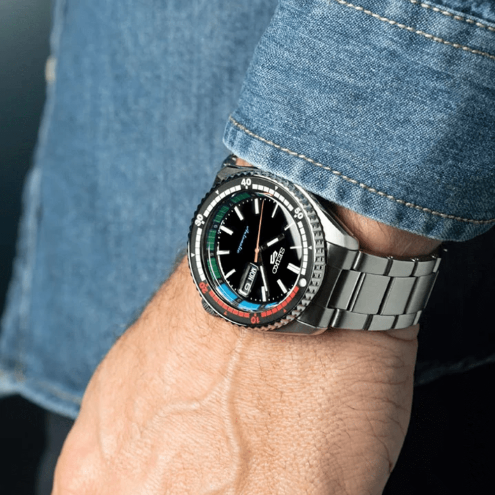 RELOJ SEIKO SRPK13K1 AUTOMÁTICO REGATTA SPECIAL EDITION HOMBRE PLATEADO-2