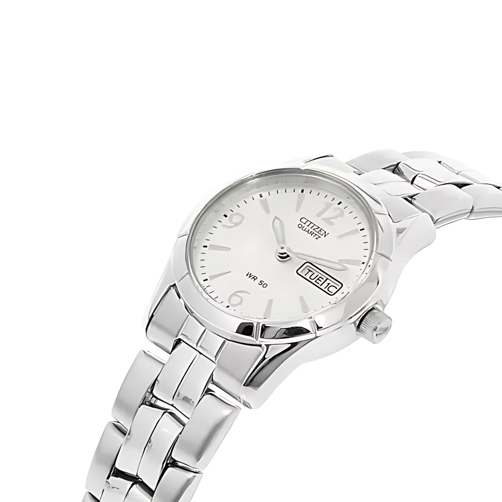 RELOJ CITIZEN EQ0540-57A QUARTZ PLATEADO MUJER-3