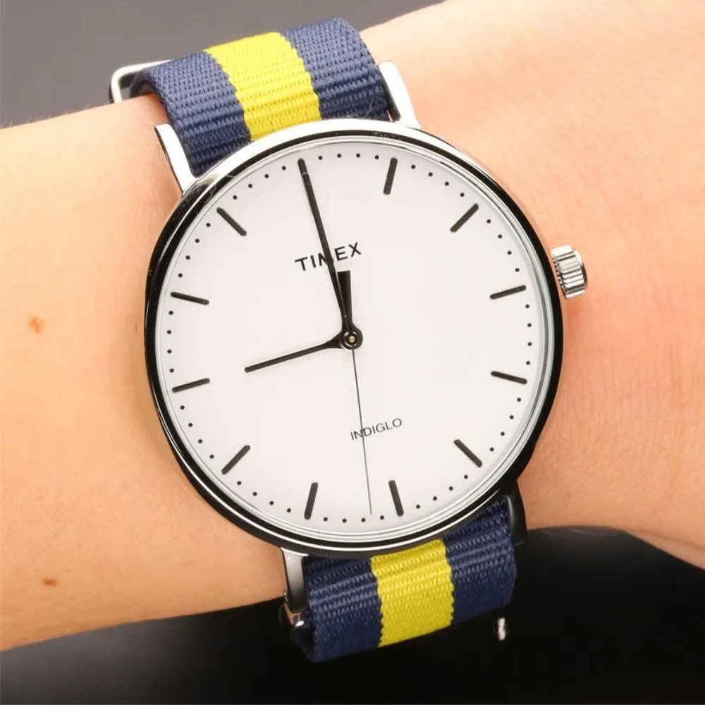  -0% RELOJ TIMEX WEEKENDER TW2P90900ZM INDIGLO PLATEADO UNISEX-3