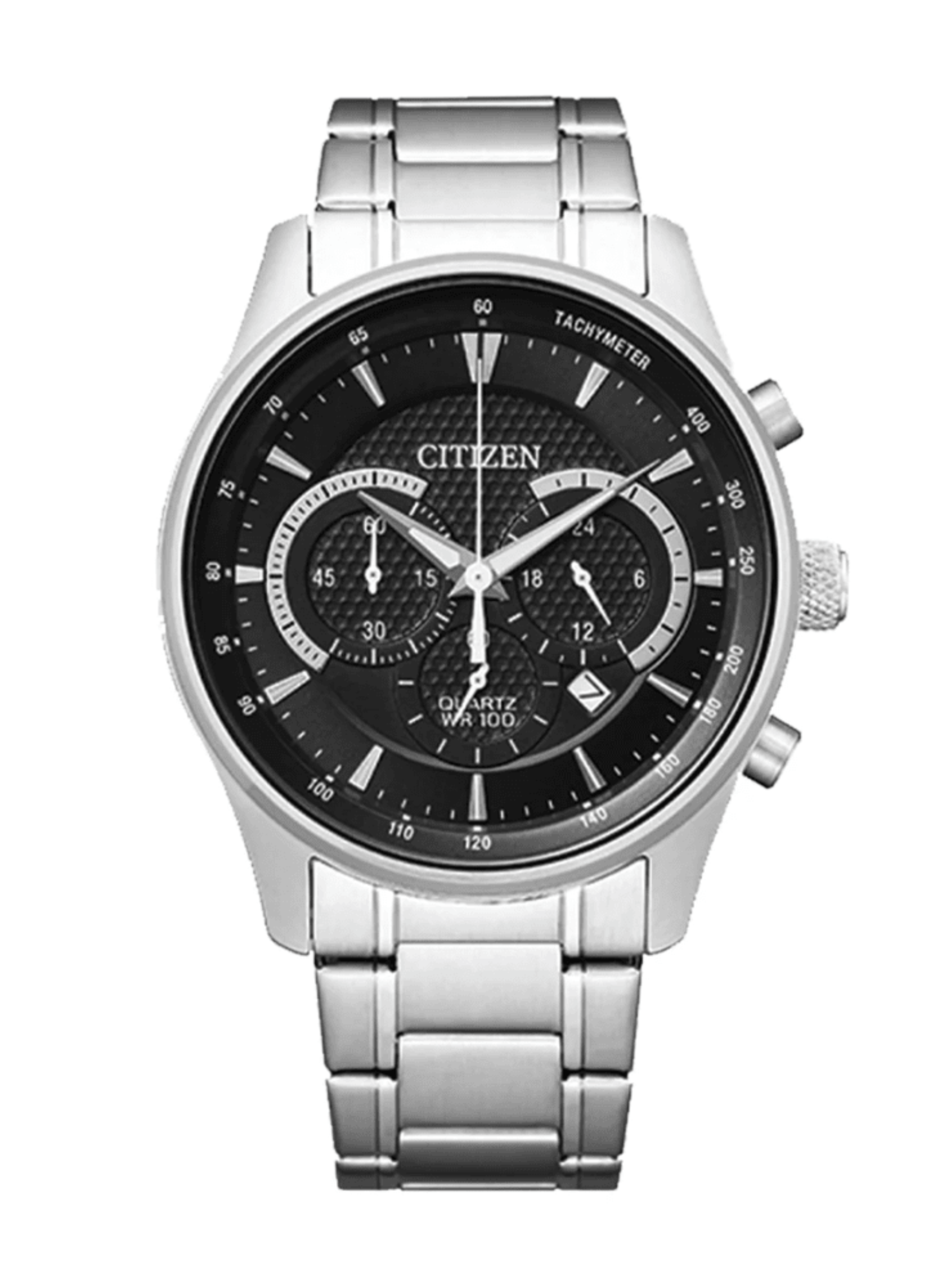 RELOJ CITIZEN AN8191-59E QUARTZ PLATEADO/NEGRO-0