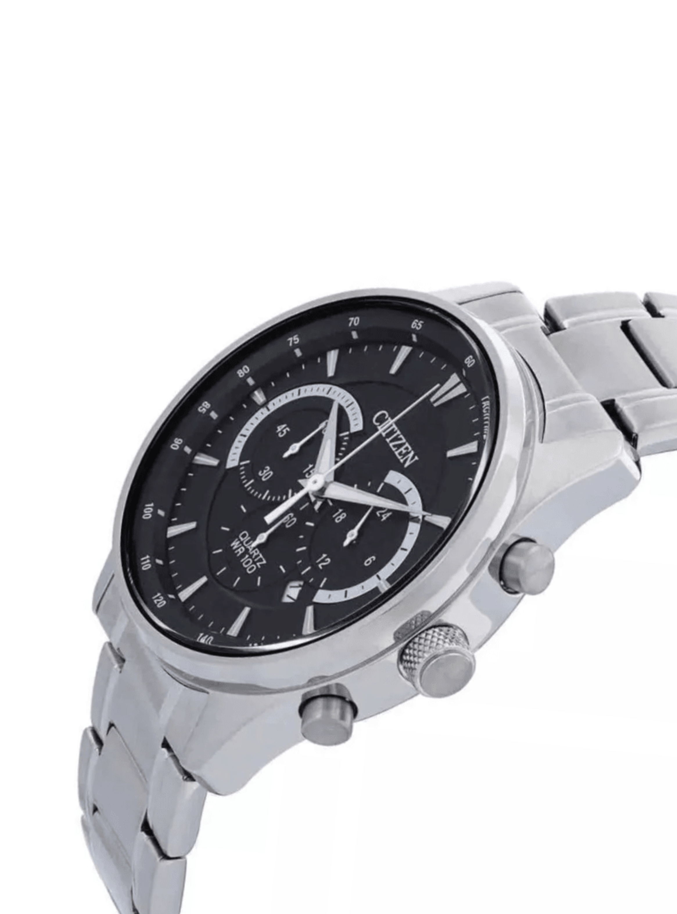 RELOJ CITIZEN AN8191-59E QUARTZ PLATEADO/NEGRO-3
