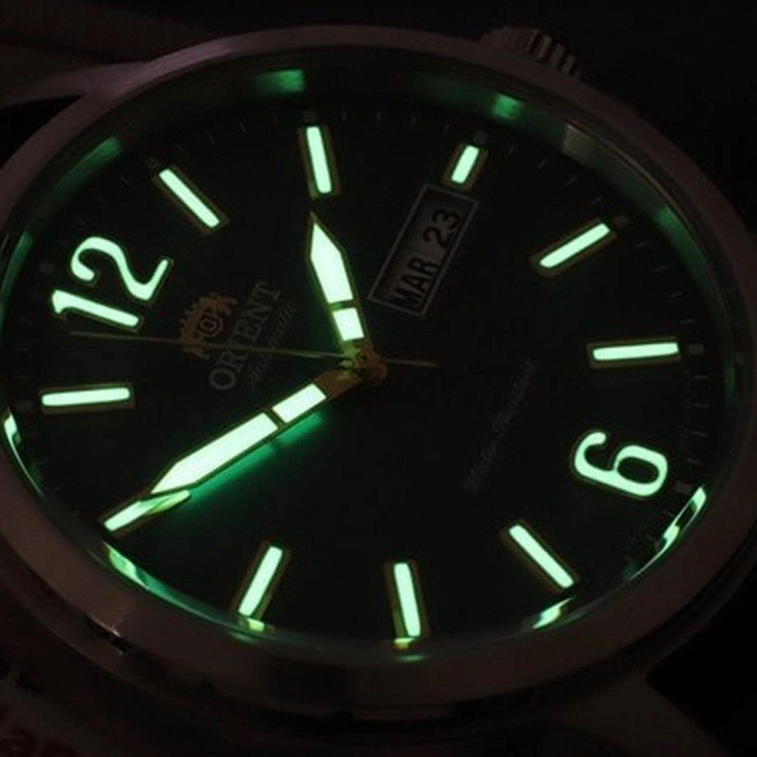 Reloj Orient RA-AA0C06E39B Automático Clásico Plateado Verde Hombre-5