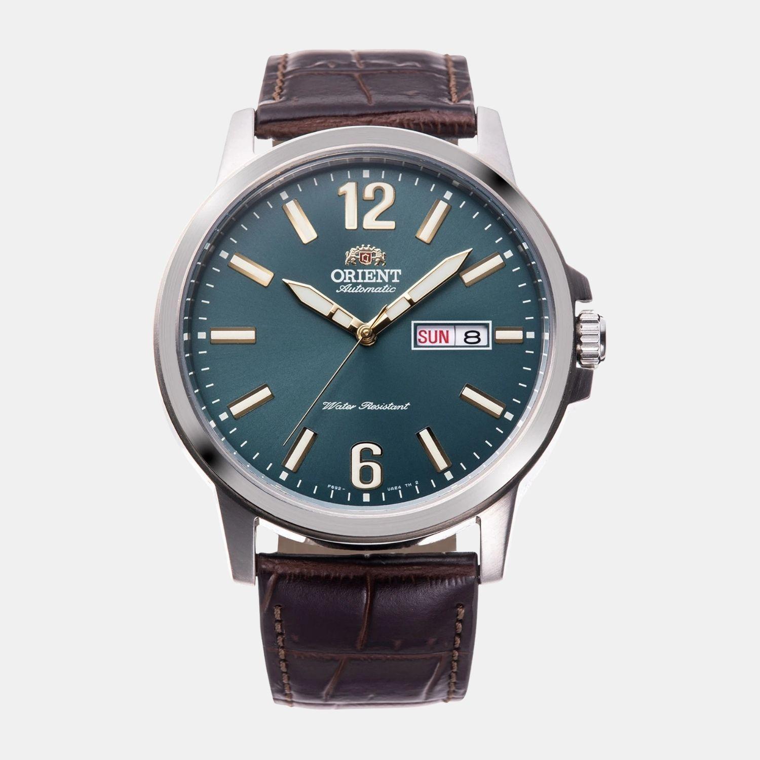 Reloj Orient RA-AA0C06E39B Automático Clásico Plateado Verde Hombre-0