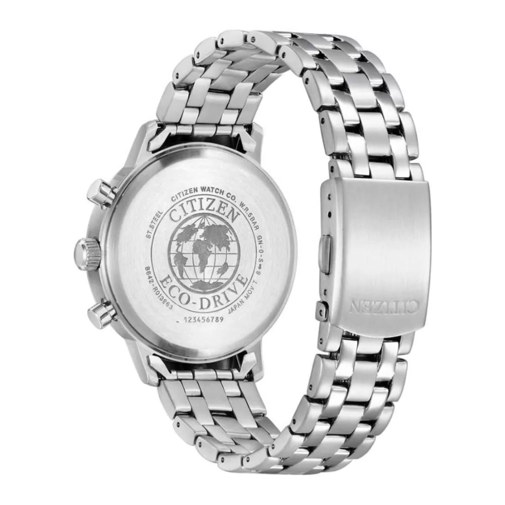 RELOJ CITIZEN CA7060-88E ECO-DRIVE PLATEADO -3