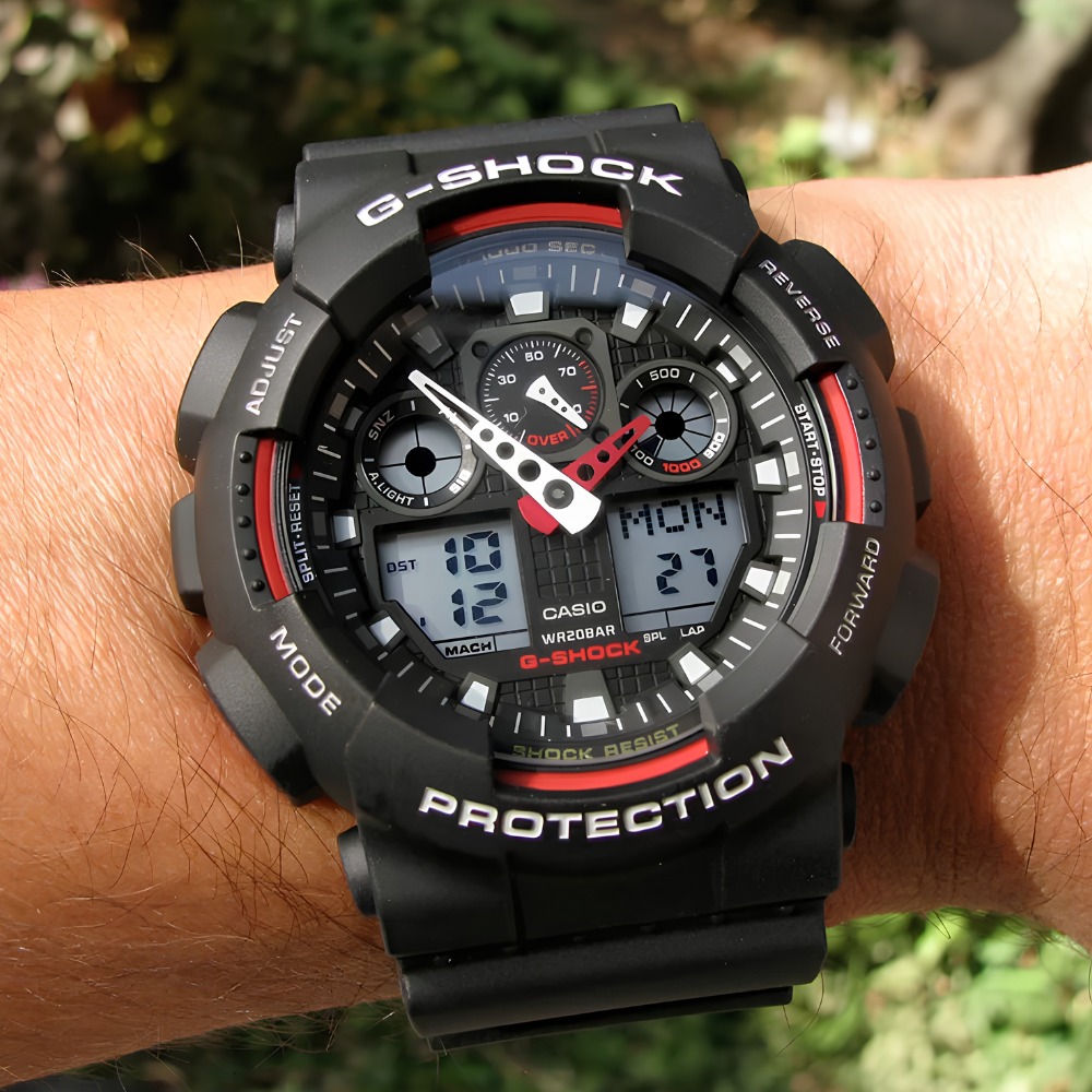 Reloj Casio G-Shock GA-100-1A4DR Análogo-Digital Táctico Hombre-1