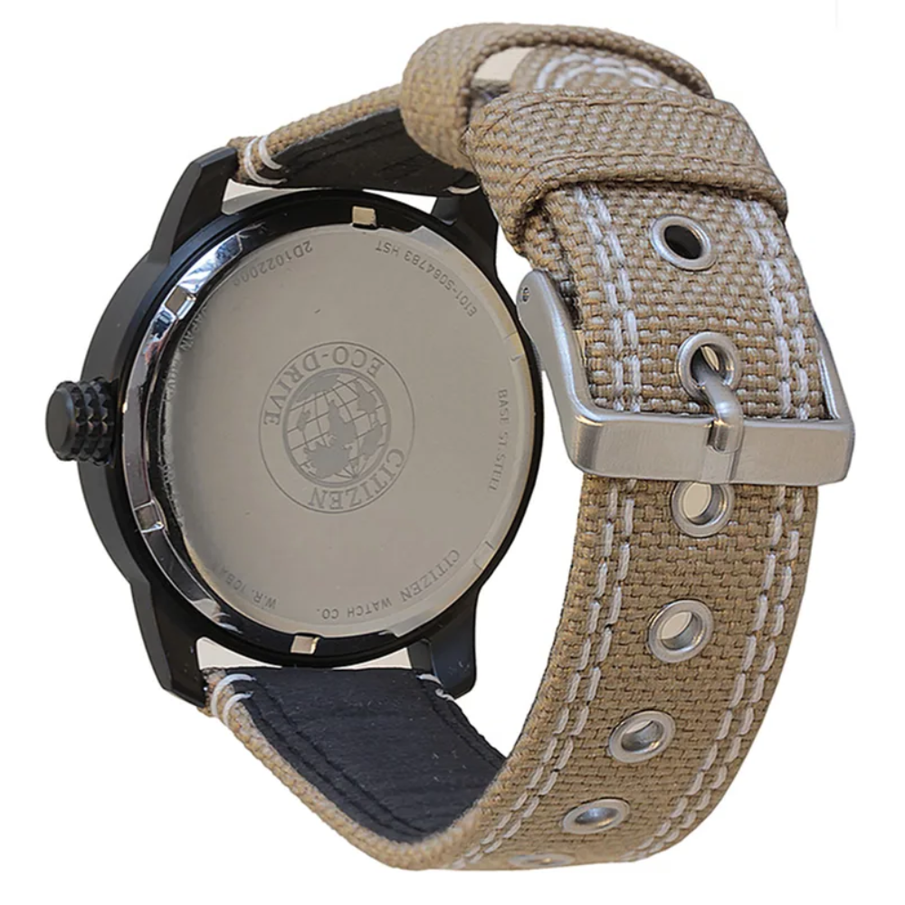 RELOJ CITIZEN BM8476-23E ECO-DRIVE NEGRO BEIGE HOMBRE-3