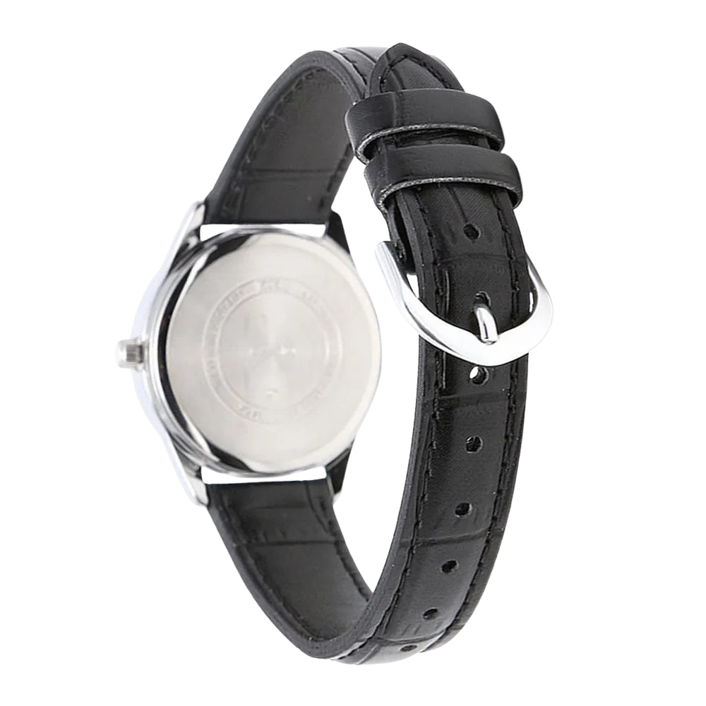 RELOJ CASIO LTP-V002L-1BUDF PLATEADO NEGRO MUJER-2