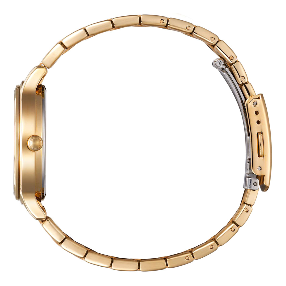 RELOJ CITIZEN ED8183-54A QUARTZ MUJER DORADO DIAL PLATEADO-5
