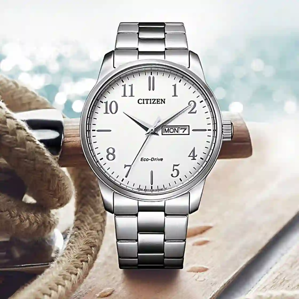 RELOJ CITIZEN BM8550-81A ECO-DRIVE PLATEADO HOMBRE-2
