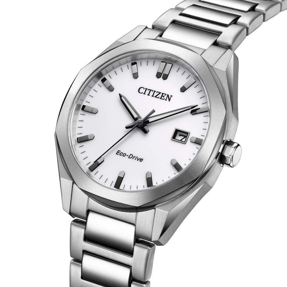 RELOJ CITIZEN BM7620-83A HOMBRE ECO-DRIVE PLATEADO DIAL BLANCO-3