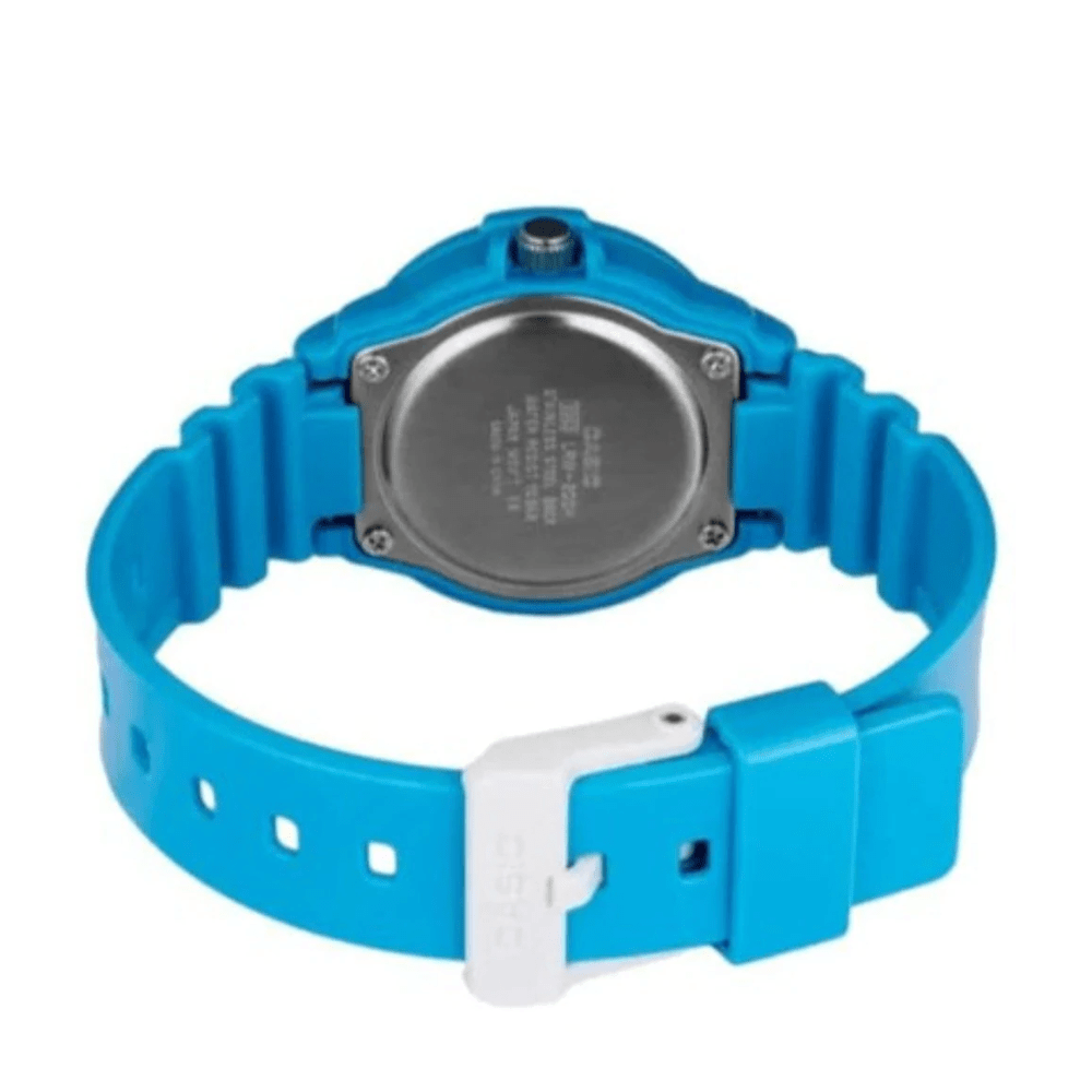 RELOJ CASIO LRW-200H-2E3VDF MUJER CELESTE RESINA ANALOGO -2