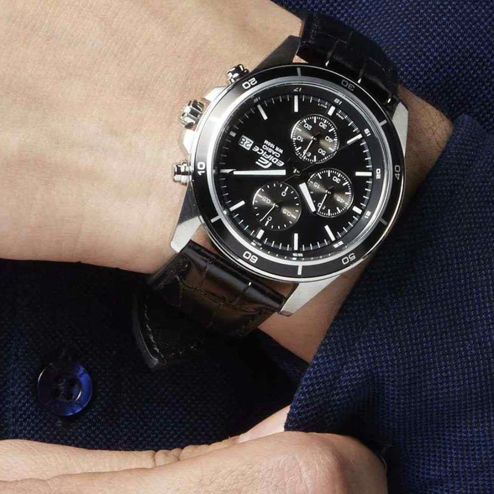 RELOJ CASIO EDIFICE EFR-526L-1AVUDF PLATEADO HOMBRE-2