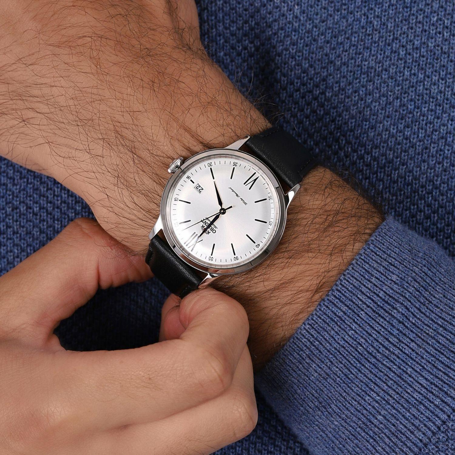 Reloj Orient Bambino RA-AC0022S30B Version 6 Automático Clásico Plateado Hombre-1