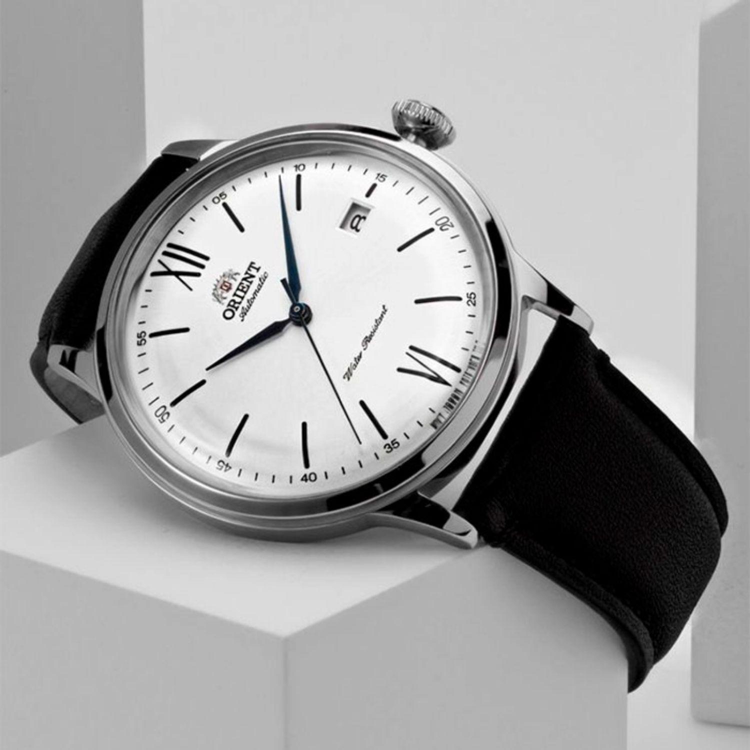 Reloj Orient Bambino RA-AC0022S30B Version 6 Automático Clásico Plateado Hombre-3