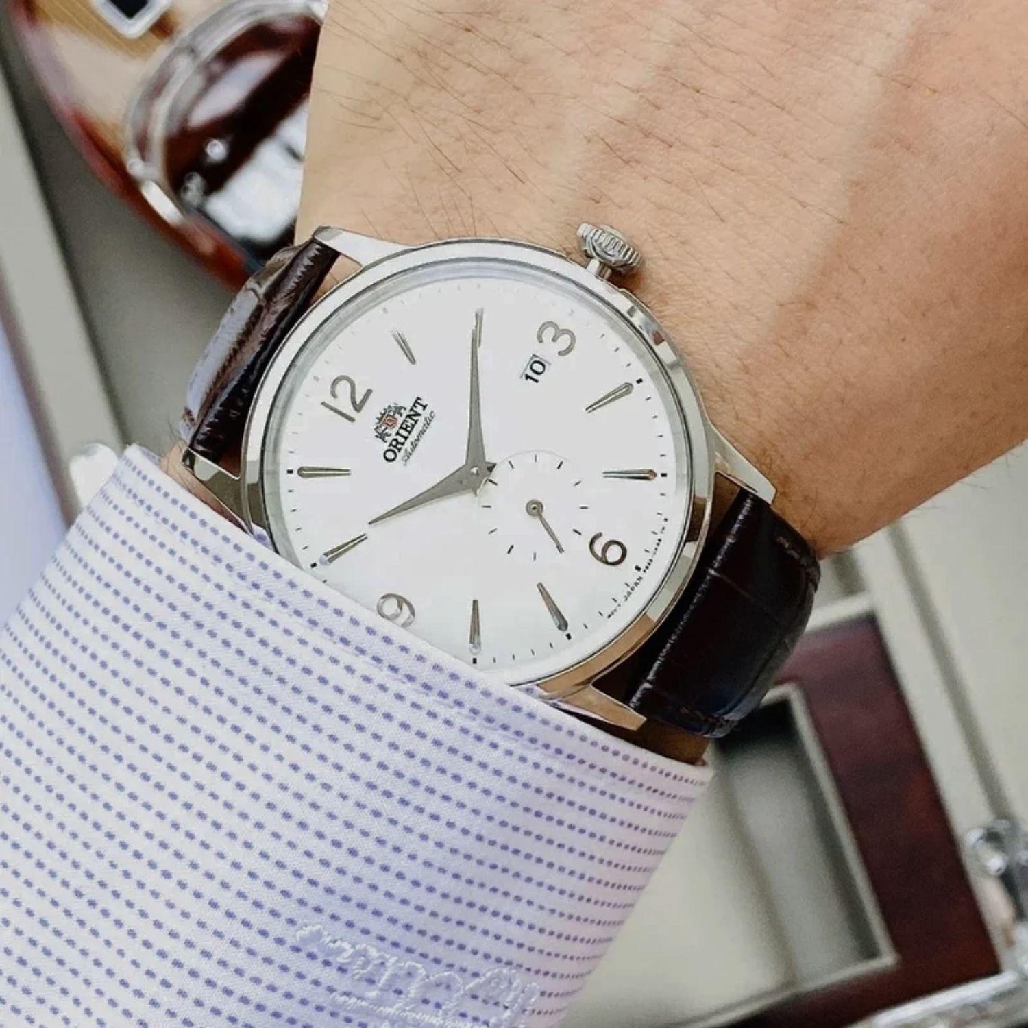 Reloj Orient Bambino RA-AP0002S30B Automático Clásico Plateado Hombre-4