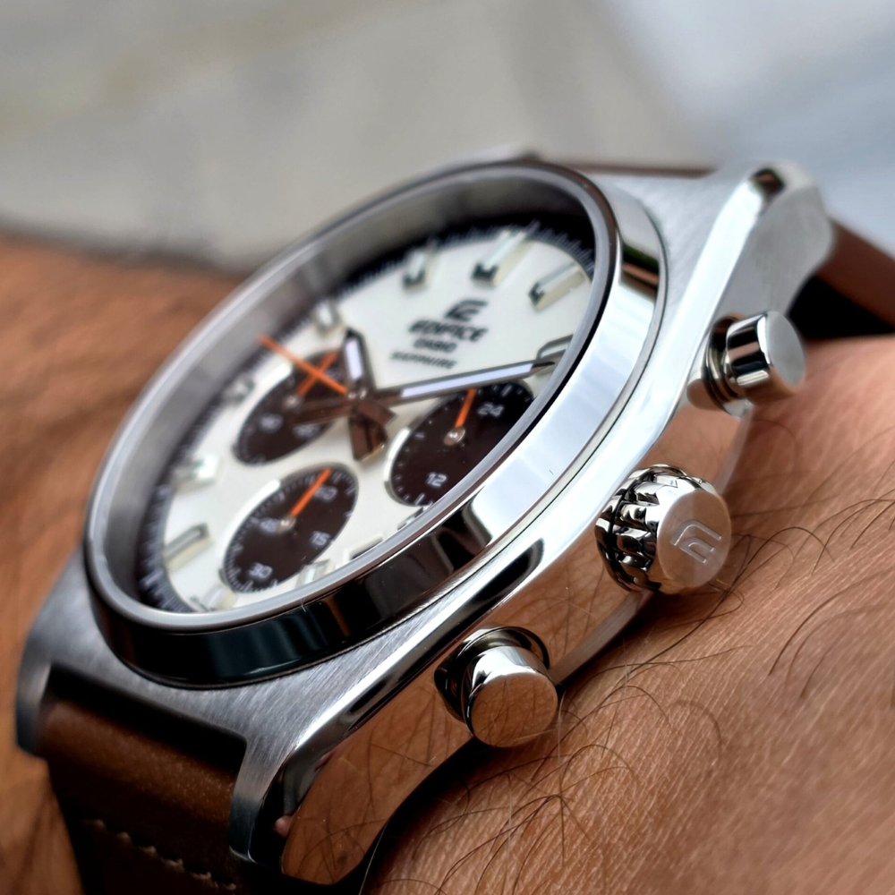 RELOJ CASIO EDIFICE EFB-730L-7AVUDF PLATEADO CRONÓGRAFO HOMBRE-2