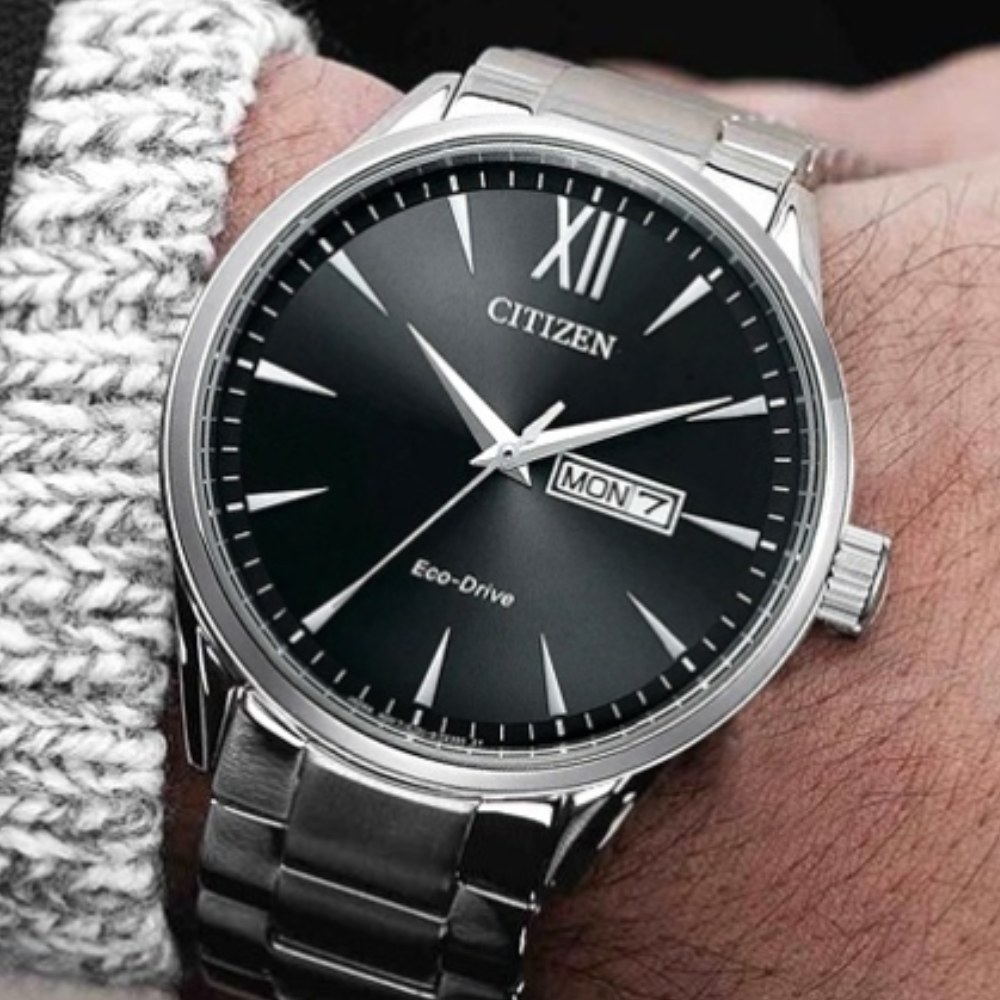 RELOJ CITIZEN BM8550-81E ECO-DRIVE PLATEADO HOMBRE-1