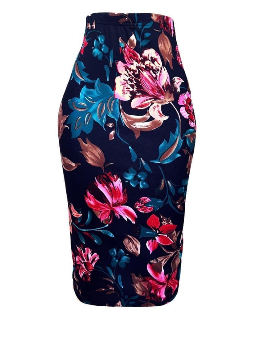 Falda Lapiz estampada-2