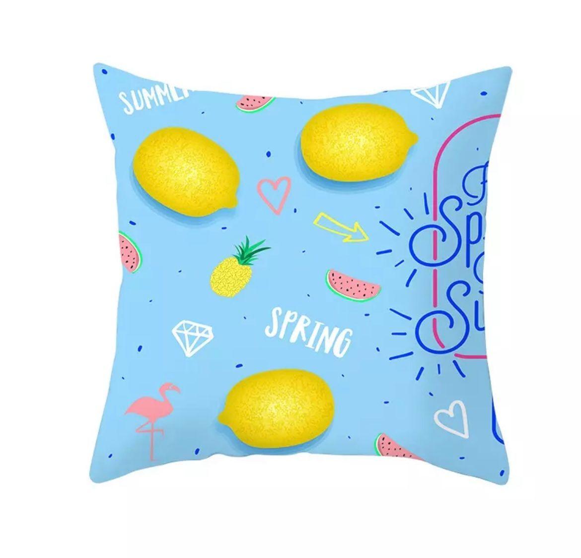Set de 2 Cojines De Tela Diseño Verano Modelo A 45 X 45CM-3