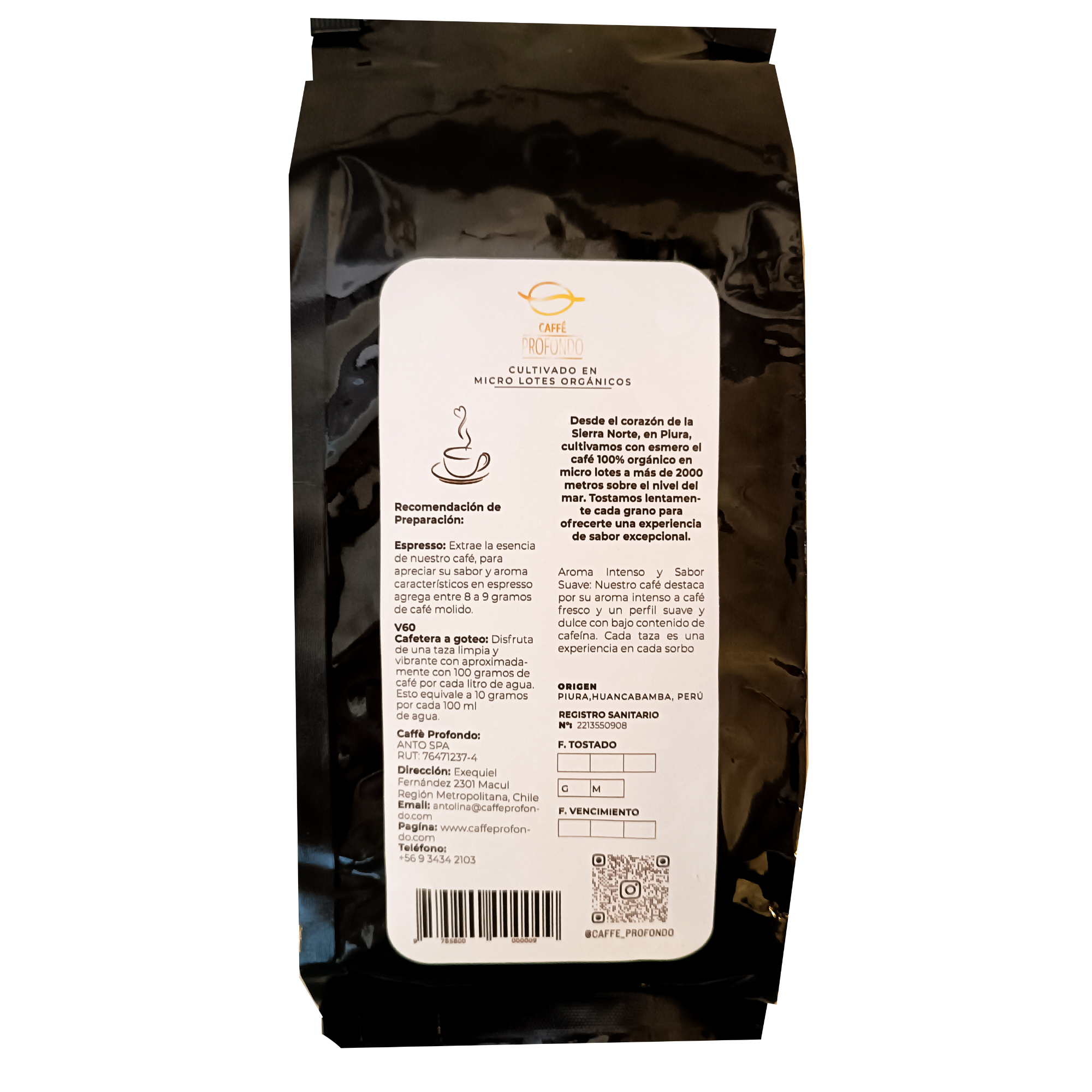 Café en Grano Rose Élite Bourbon Rosado 1Kg Caffe Profondo-2