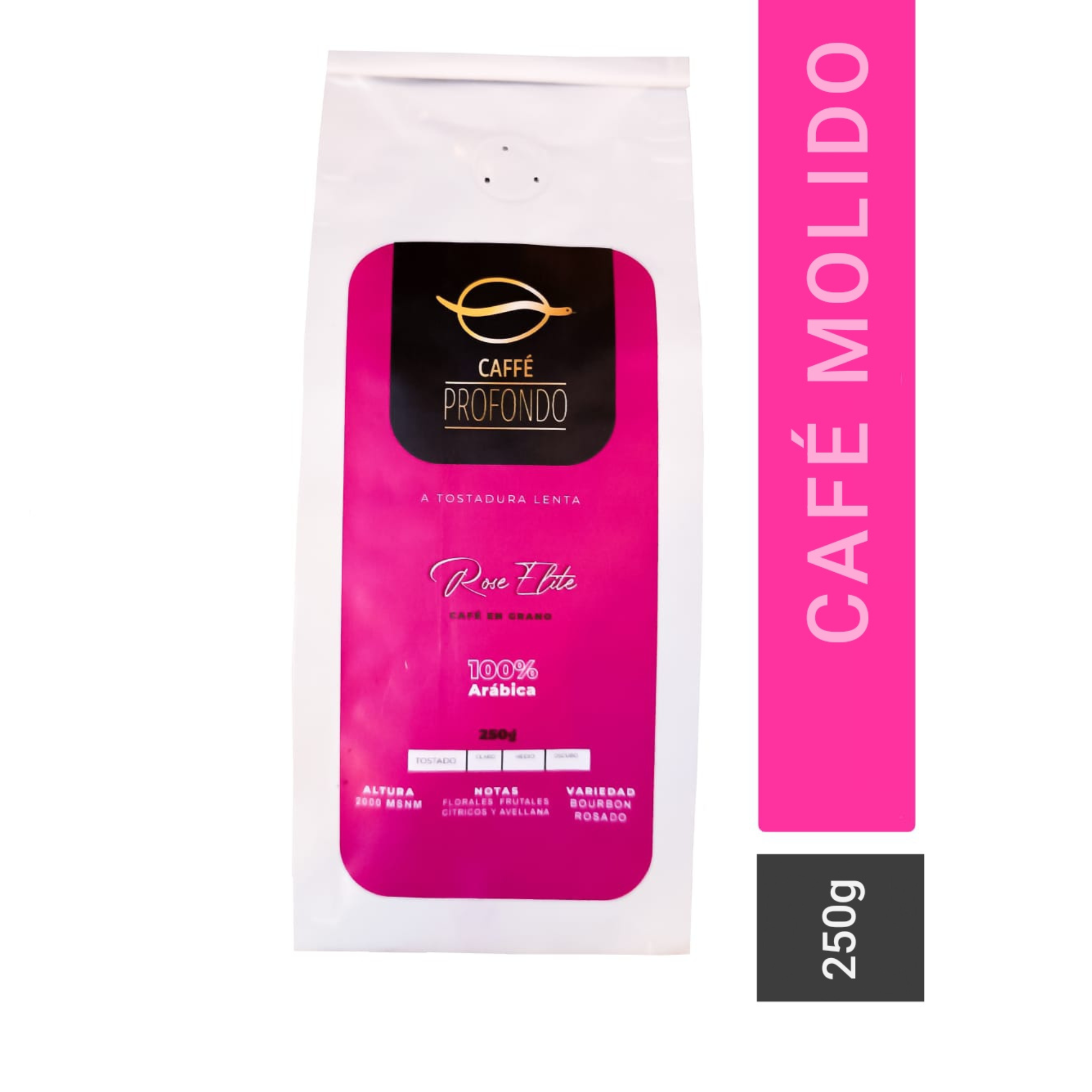 Café Molido Rose Élite Bourbon Rosado 250g ,Caffe Profondo-0