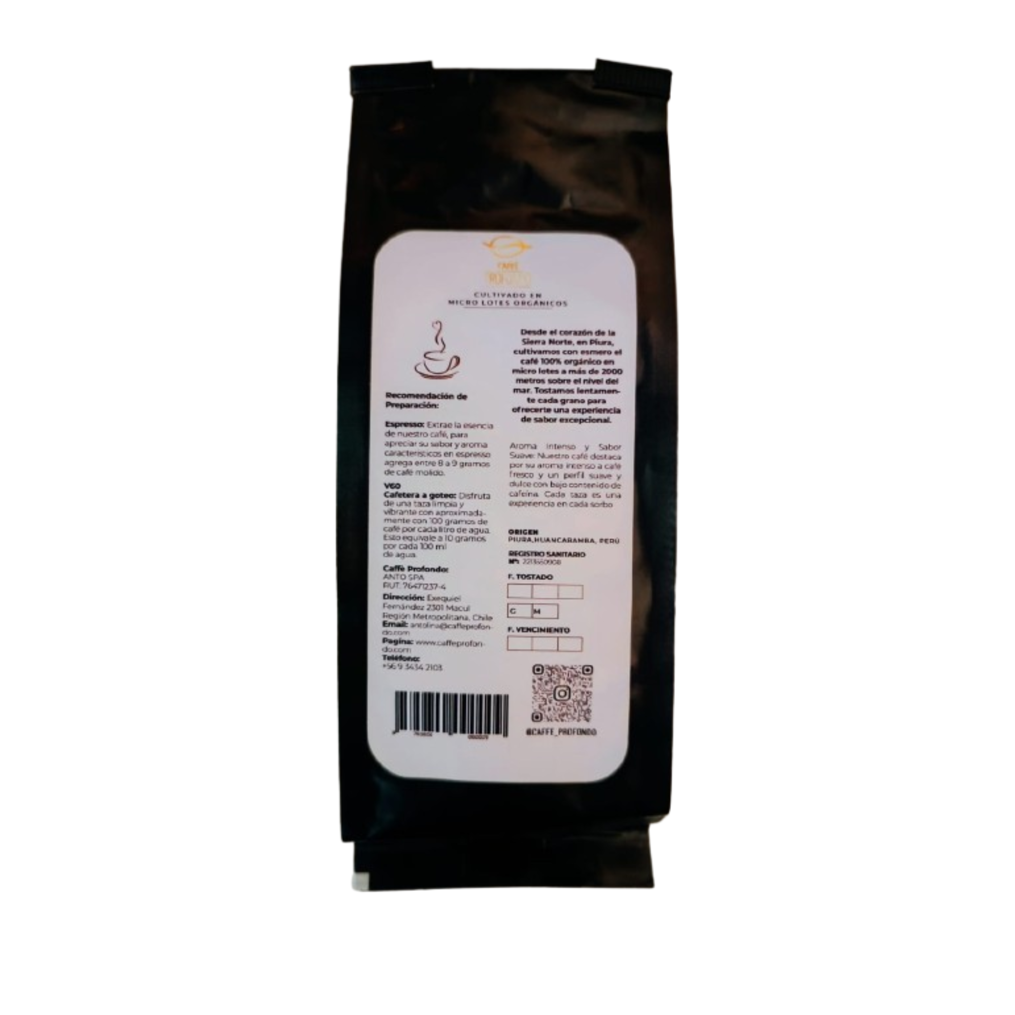 Café en Grano Premium Geisha 250g Caffe Profondo-2