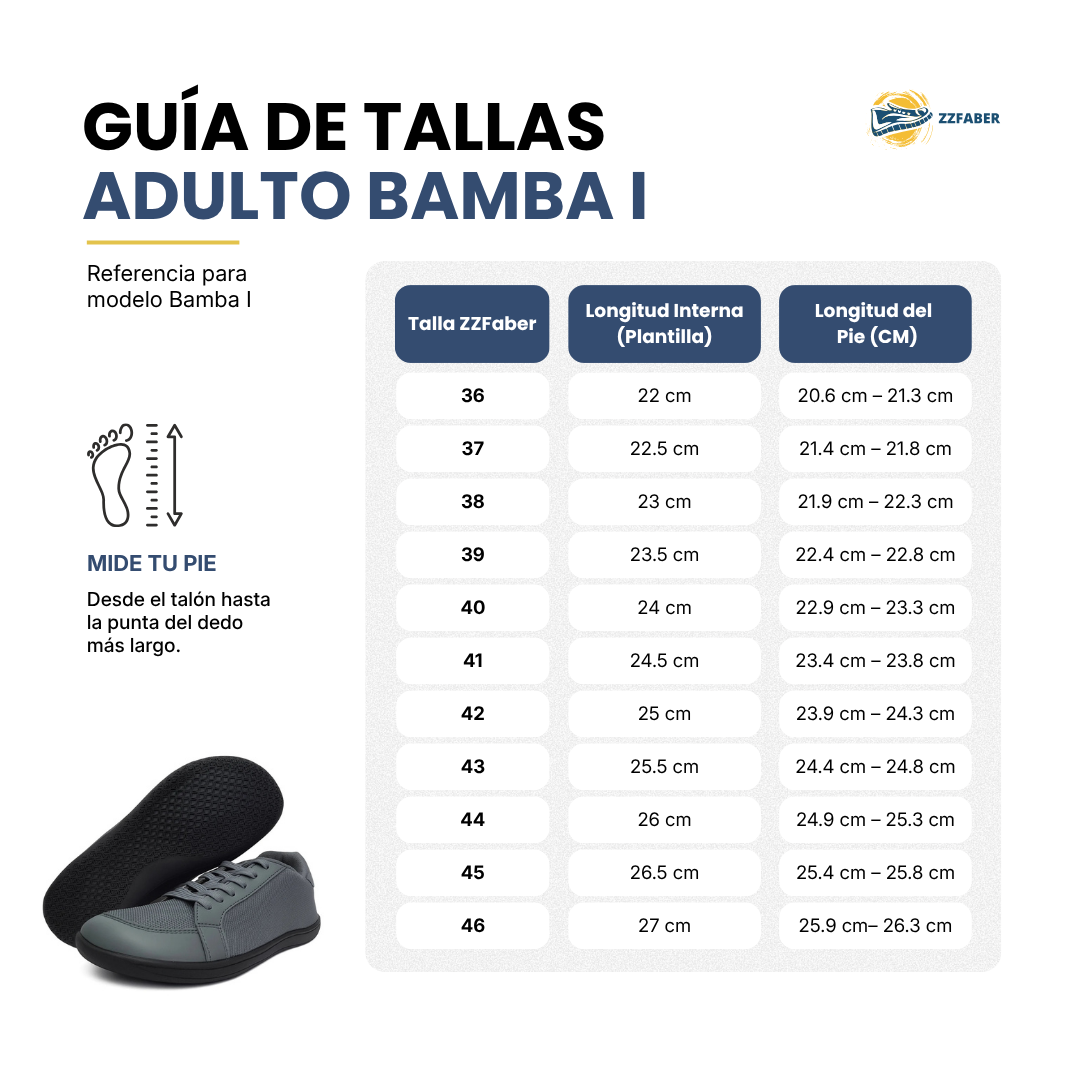 Zapatillas Barefoot ZZFaber Bamba 1 Urbanas Hombre Mujer-4