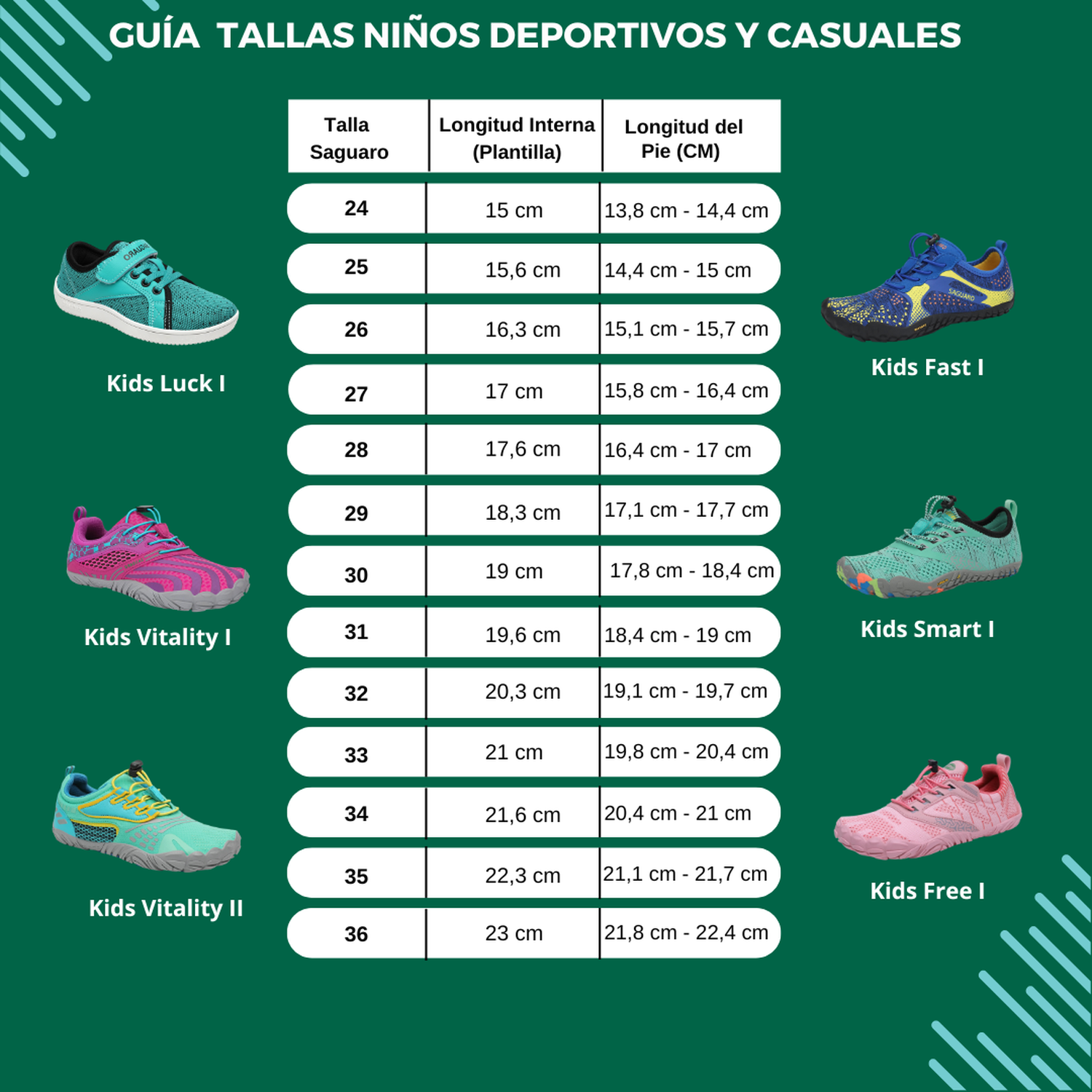 Zapatillas barefoot Saguaro Kids Agile II-9