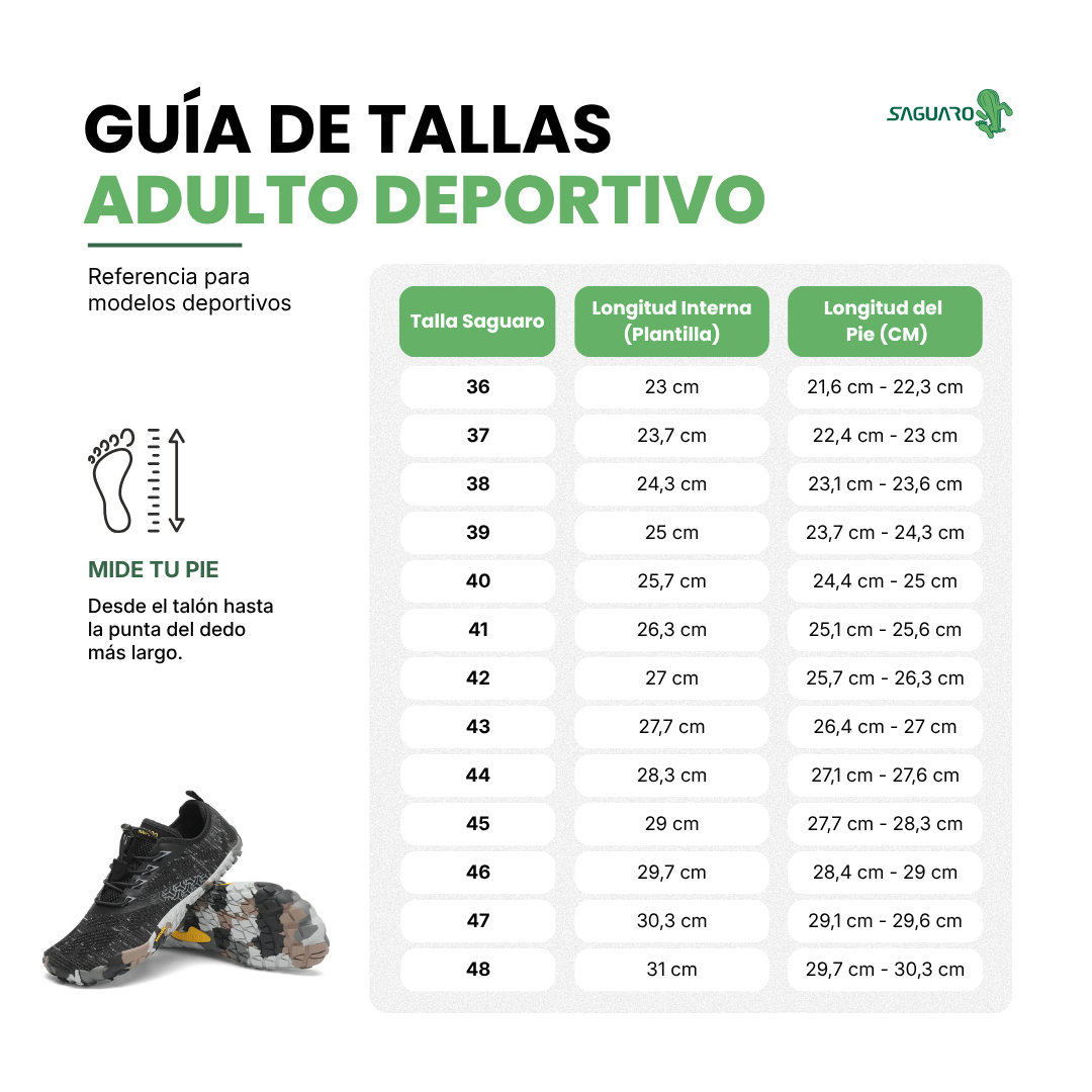 Zapatillas Barefoot Saguaro Fast 1 Deportivas Hombre Mujer-4