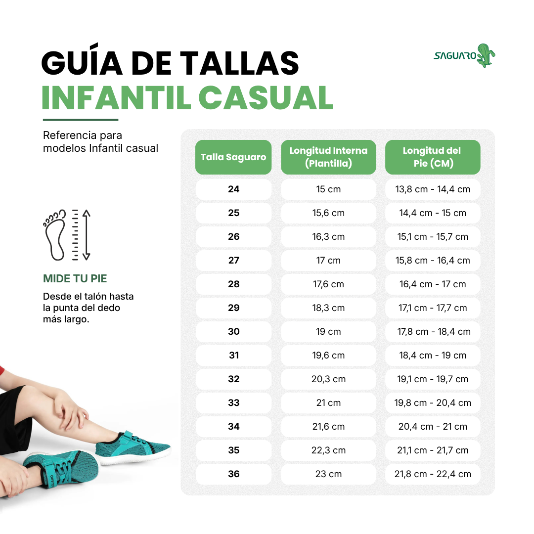 Zapatillas Barefoot Saguaro Luck 1 Infantiles Niño Niña-4