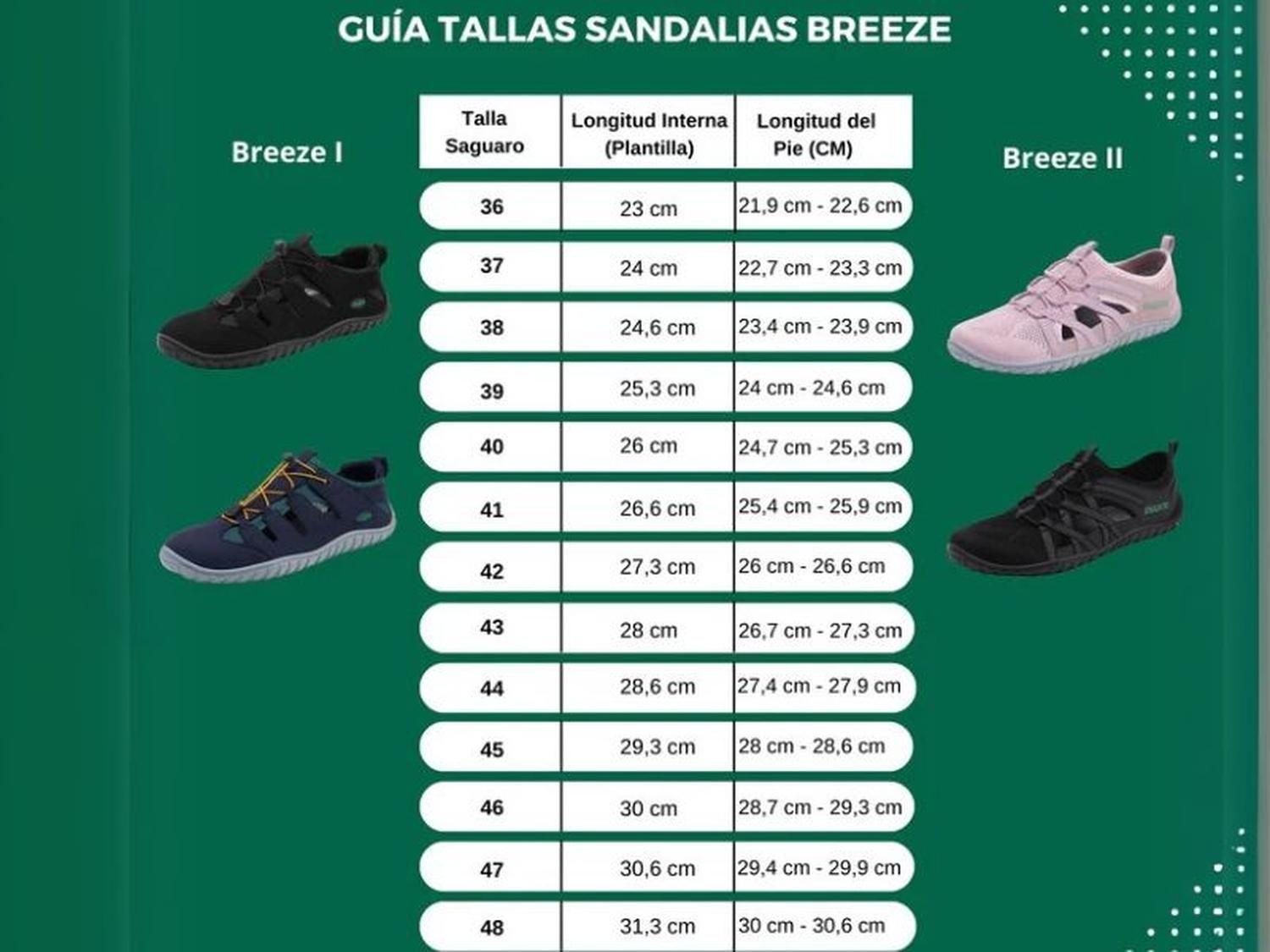 Sandalias barefoot Saguaro Breeze I-8