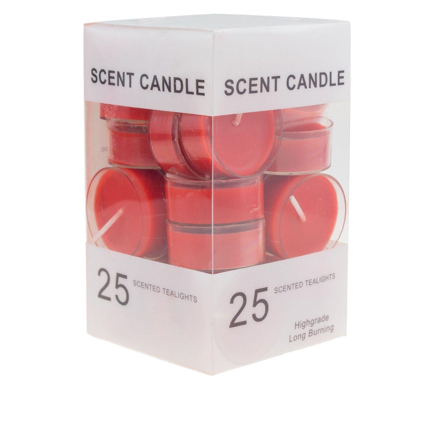 Set 25 Velas Aromáticas Rojo Topsoc-0