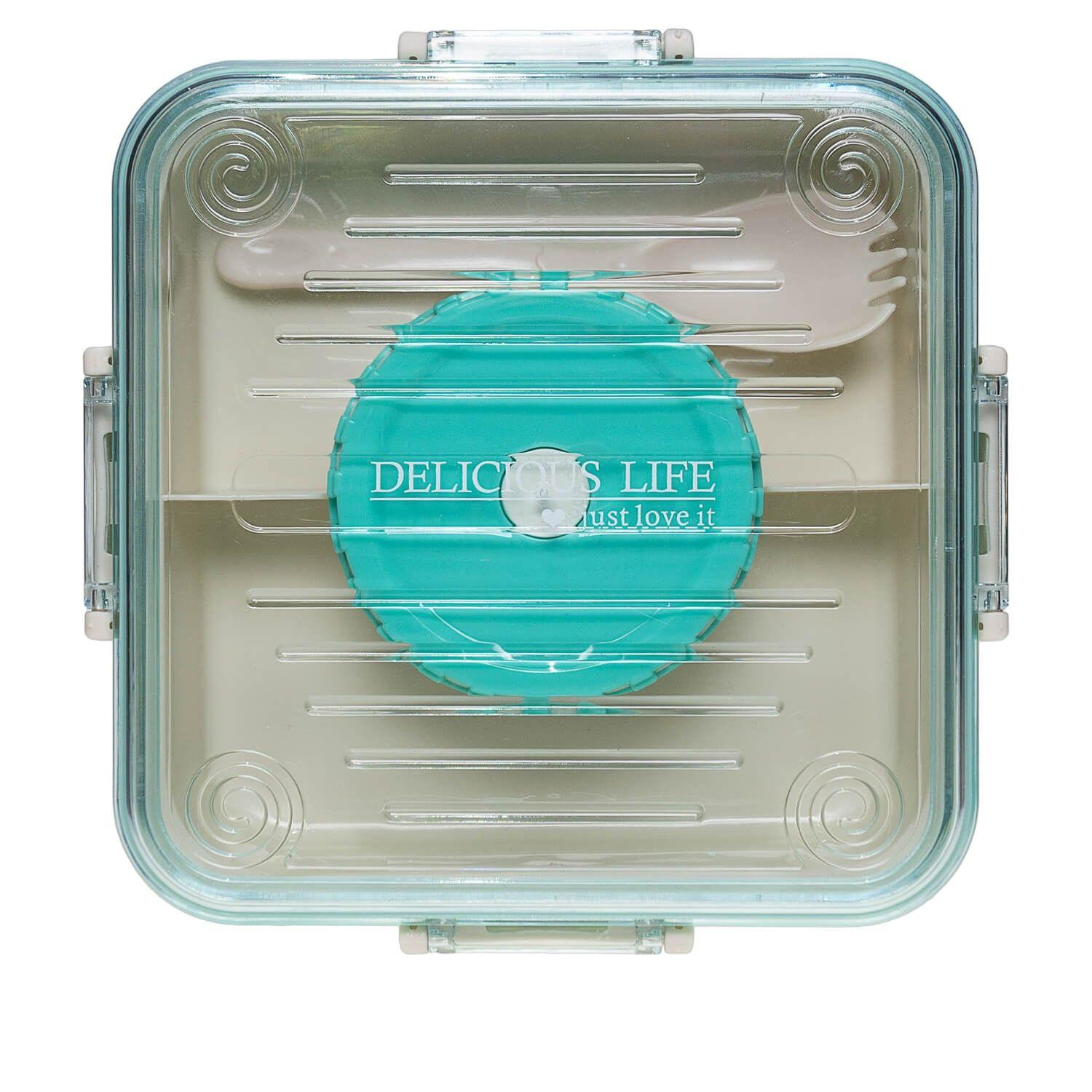 Lonchera Bento Box Cuadrada Verde Topsoc-1